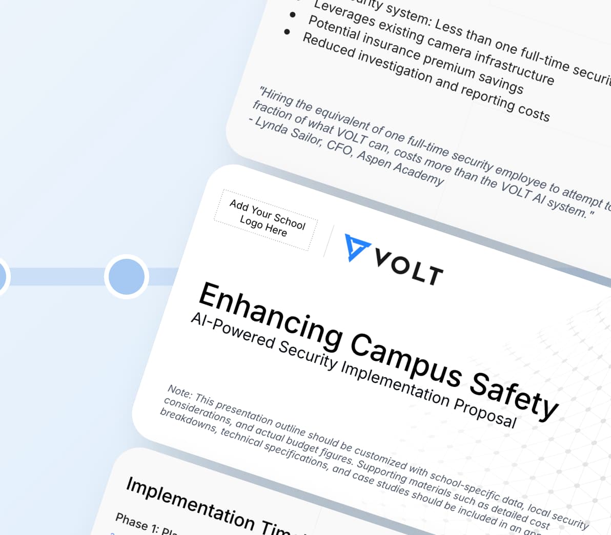 Download Our Editable AI-Powered Security Implementation Proposal Template